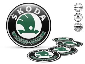 Skoda Rademblem Stil Harz-Dome-Upgrade